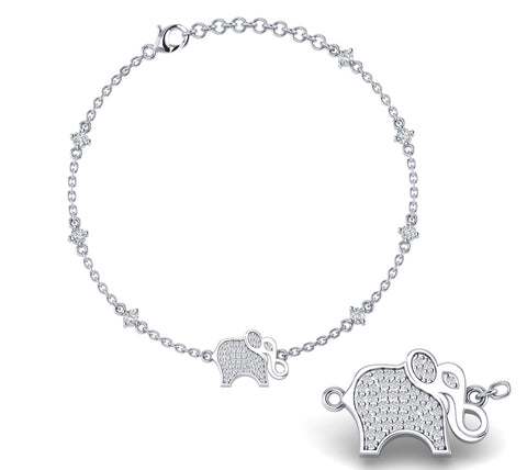 Elephant Sterling Silver Anklet | Shop Silver Anklet | Anklets | TALISMAN