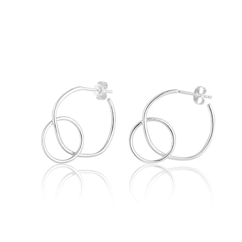 Double Link Hoop Earrings | Best Earrings For Girlfriend | Earrings | TALISMAN