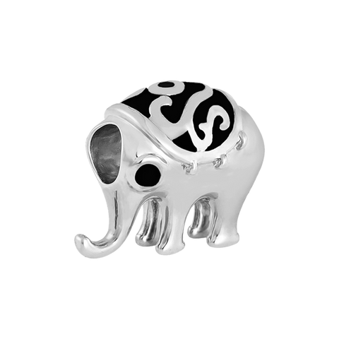 Exuberant Elephant Charm - Online shopping for Silver Bead Charms Online, Shop from the great collection of Bead Charms for Bracelets, Silver Dangle Charms, Silver charms for bracelets. Exclusive collection of Charms For Bracelets, bracelets for womens silver, charms for bracelets silver available. Free Shipping COD Available.
