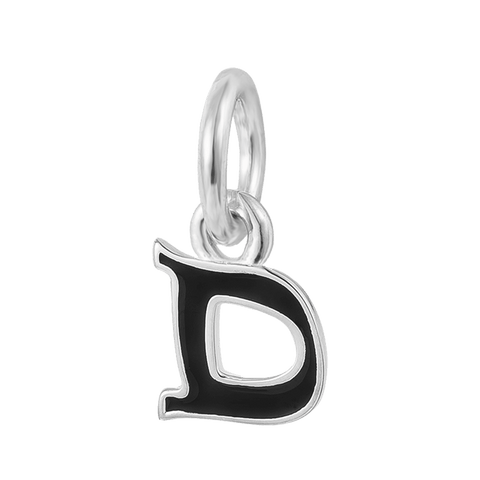 Buy Letter D Charm Online | Letter D Silver Charm | Dangle Charms | TALISMAN