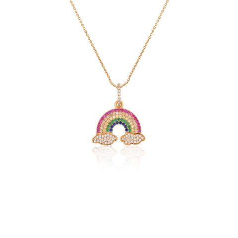 Rainbow Cloud Necklace | Silver Necklace Online | Necklace | TALISMAN