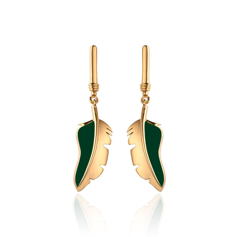 Sparkling Green Leaf Set | TALISMAN