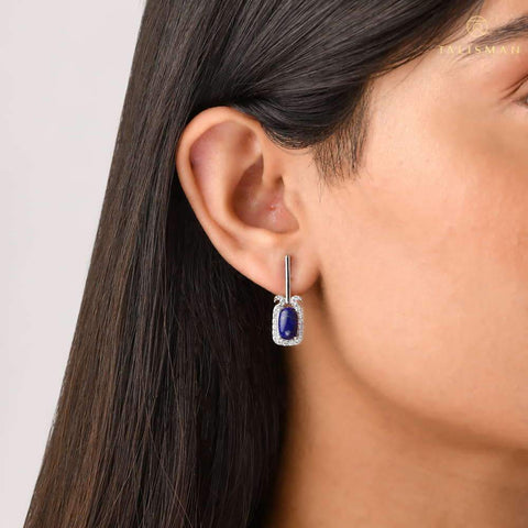 Buy Silver Stud Earrings | Plush Shine Drop Earrings | Earrings | TALISMAN