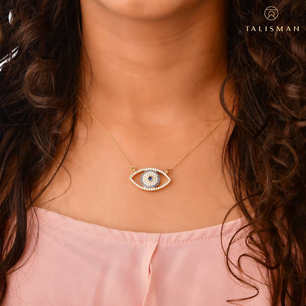 Necklace Set Online Daring Evil Eye Blue Necklace Evil eye TALISMAN