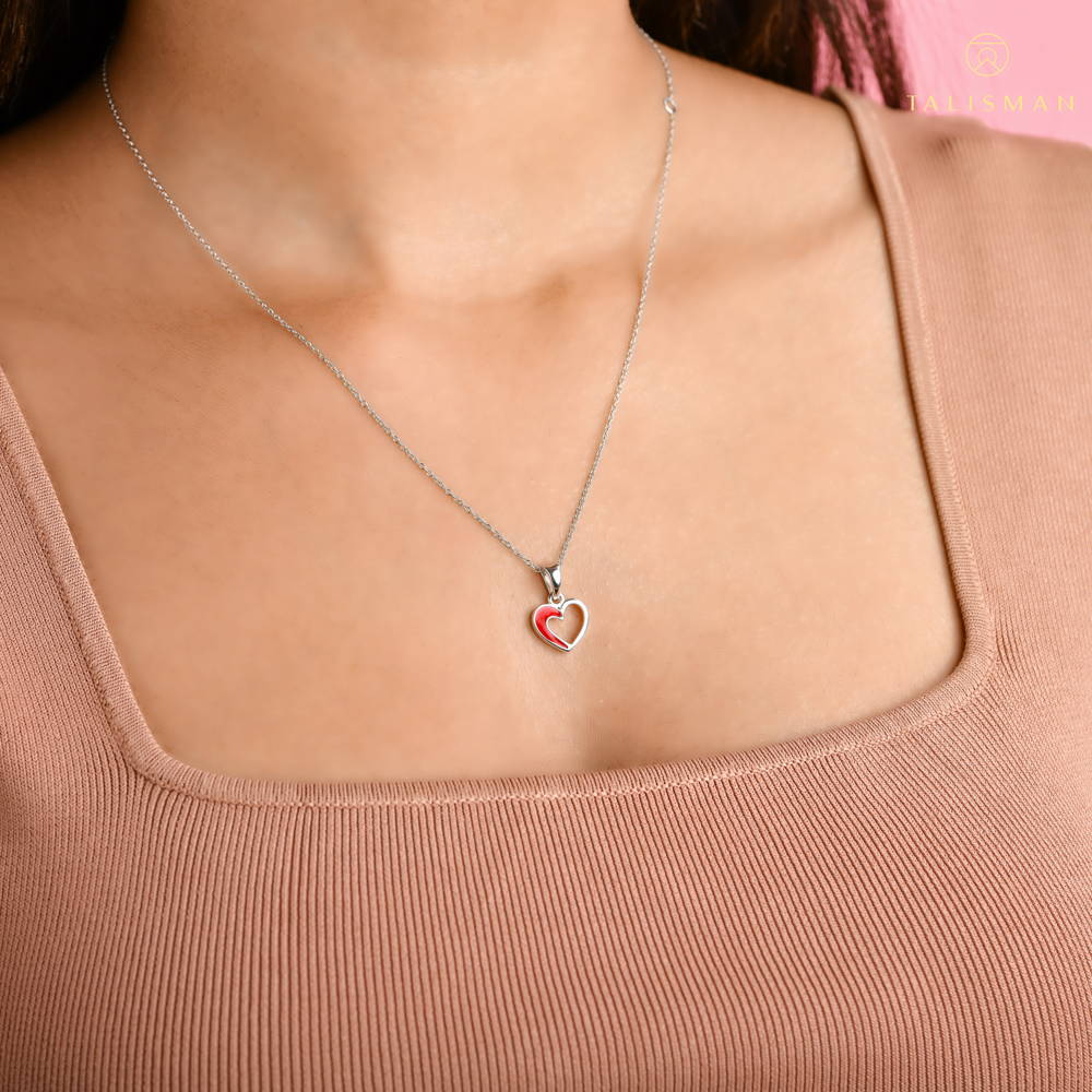 Heart online entwined necklace