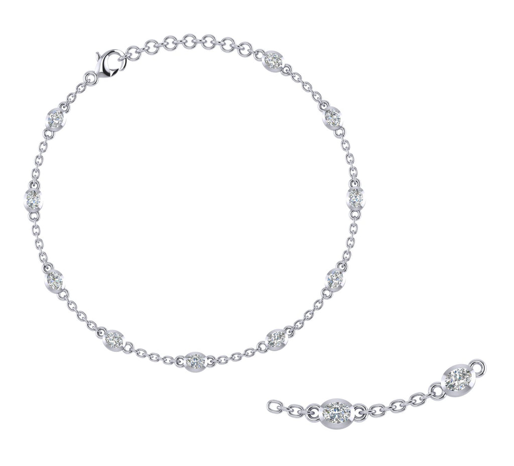 Mystical Sterling Silver Anklet Silver Anklet for Girlfriend
