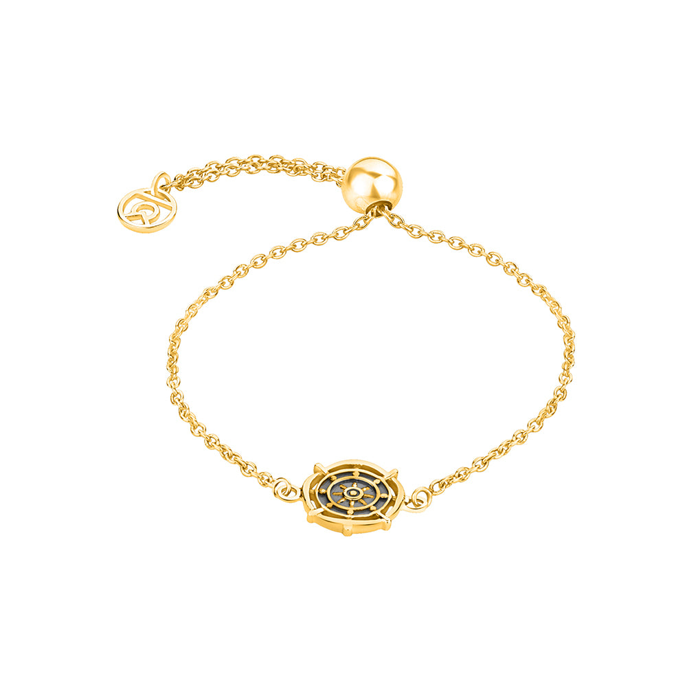 Symbol Bracelet Online | "Wheel of Dharma" Symbol Bracelet