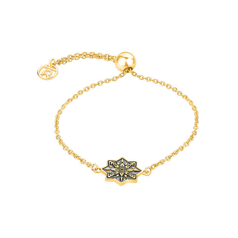 Shop Personalized Bracelets | Noble Compass Symbol Bracelet | "9 to 9" Office Wear | TALISMAN