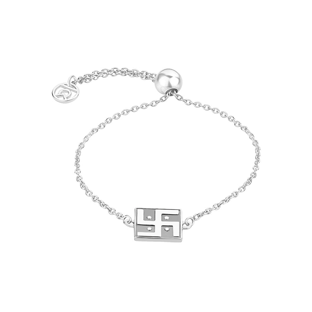 Personalized bracelets Online | Sacred Swastika Symbol Bracelet | "9 to 9" Office Wear | TALISMAN