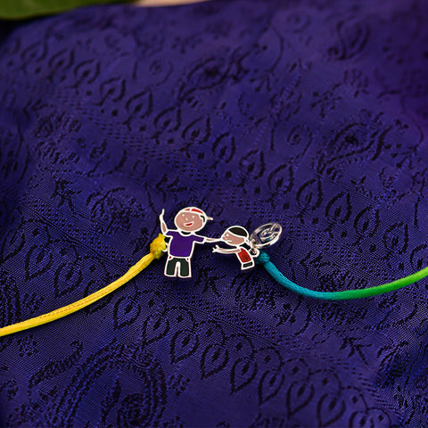 sterling silver rakhi,sterling silver rakhi online,gifts for sister