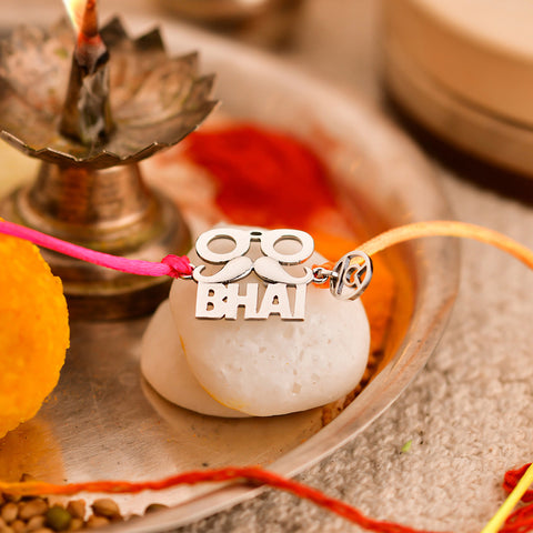 sterling silver rakhi,sterling silver rakhi online,gifts for sister