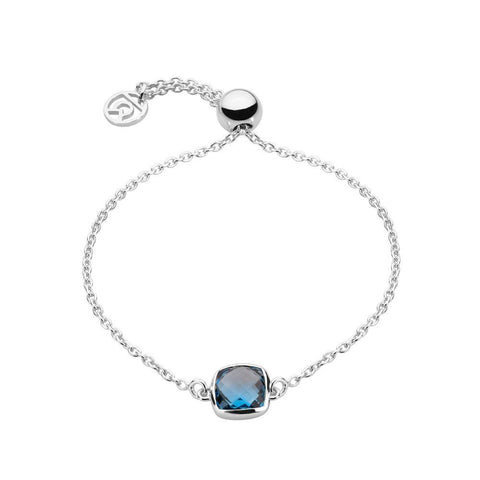 Silver Bracelet | Blue Good Vibes Bracelet | Bracelets | TALISMAN