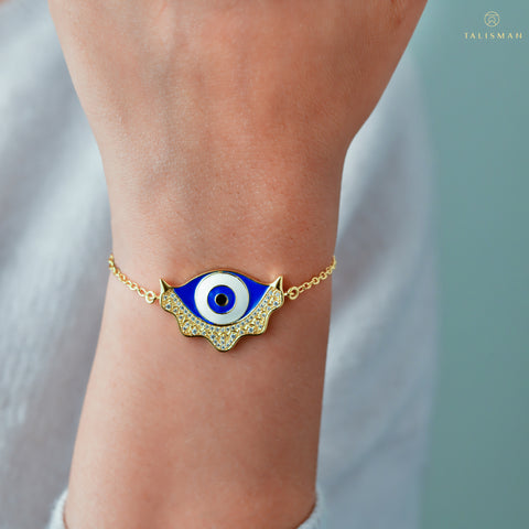 Bracelets Online | Majestic Evil Eye Symbol Bracelet | Evil Eye | TALISMAN