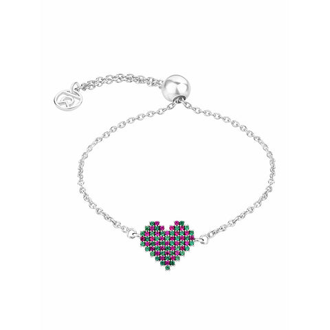 Bracelets Online | Pave' Heart Moment Bracelet | Amore' - Love | TALISMAN