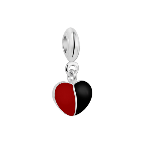 Polar Heart Charm Dangle,buy charms online in india,silver charms online,talisman world charms online