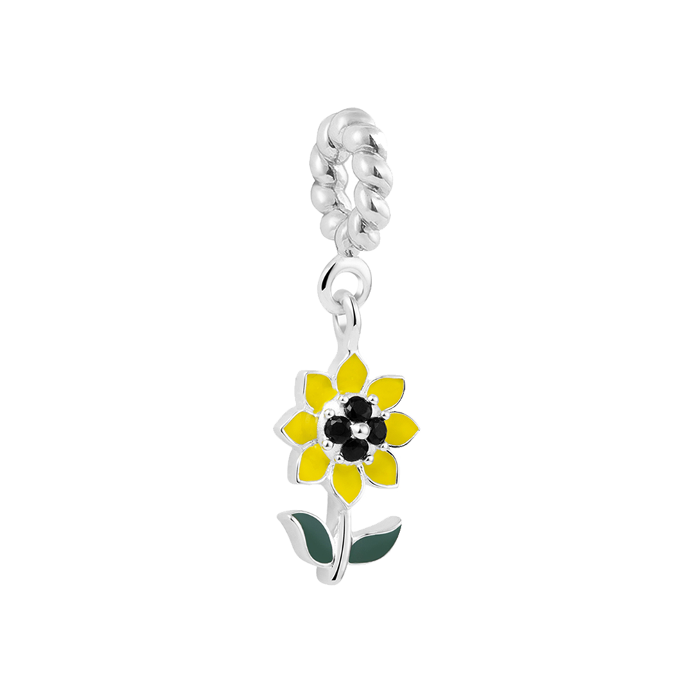 Sunflower Charm - Dangle Charms For Women Online In India