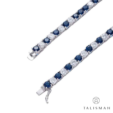 White & Blue Necklace | Necklace | Shop Tennis Necklace | TALISMAN