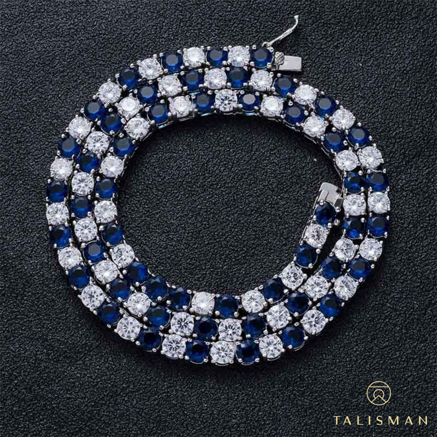 White & Blue Necklace | Necklace | Shop Tennis Necklace | TALISMAN