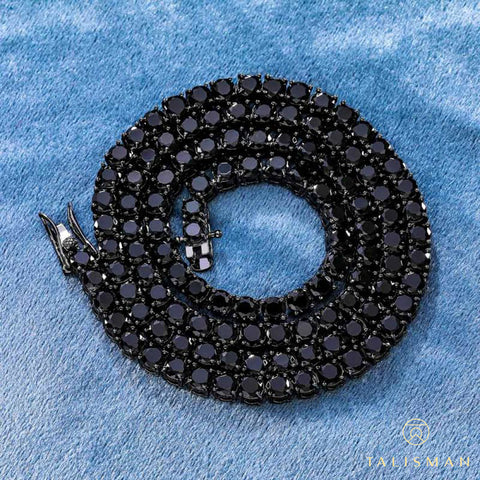 Black Tennis Necklace | Necklace | Tennis Necklace | TALISMAN
