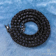 DRIP 5 MM Black Tennis Necklace