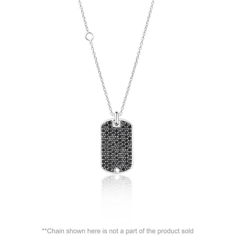 Black Pave Tag | Pendant | Shop for Pave Tags Online | TALISMAN