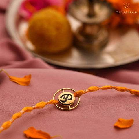 Om Silver Rakhi | Rakhi | Best Silver Rakhi | TALISMAN