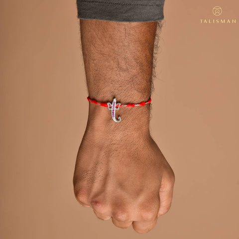 Divine Shree Ganesha Silver Rakhi | Rakhi | Shop Silver Rakhi Online | TALISMAN