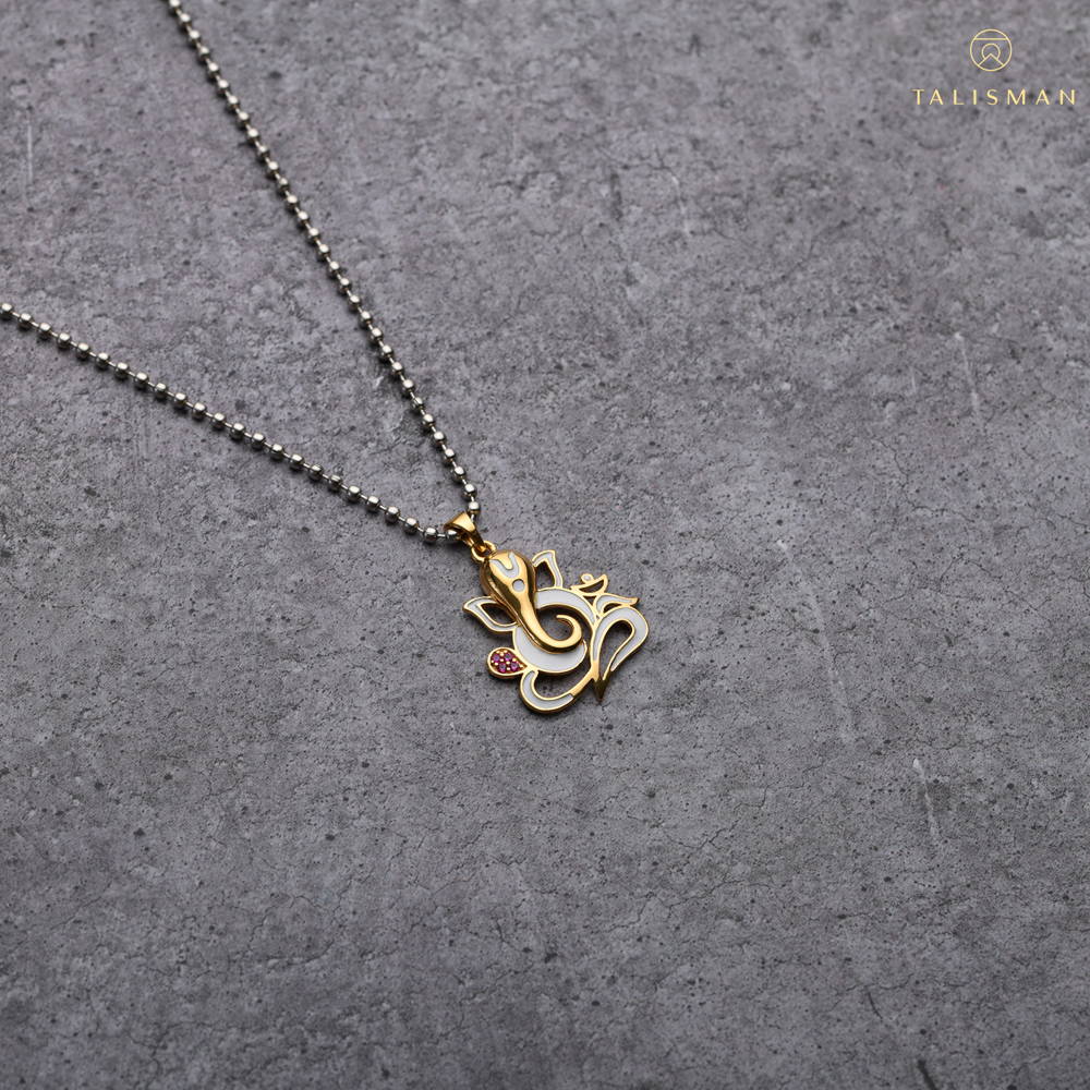 Lord Ganesha Silver Pendant