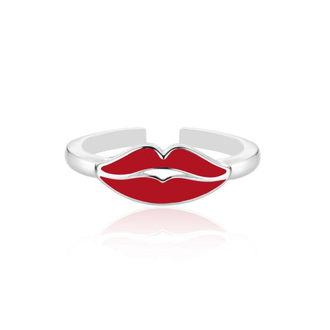 Buy Silver Rings | Kiss of Love Adjustable Ring | Amore | TALISMAN