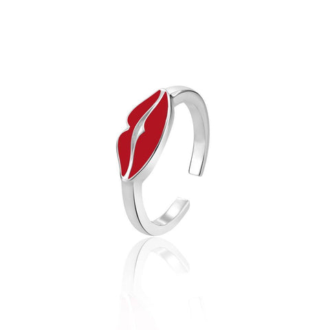 Buy Silver Rings | Kiss of Love Adjustable Ring | Amore | TALISMAN