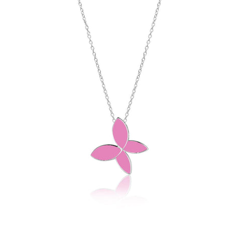 Buy Necklace Set Online | Pink Butterfly Wings Necklace | Tropical | TALISMAN