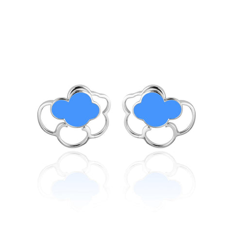 Silver Earrings Online | Thundering Cloud Stud Earrings | Tropical | TALISMAN