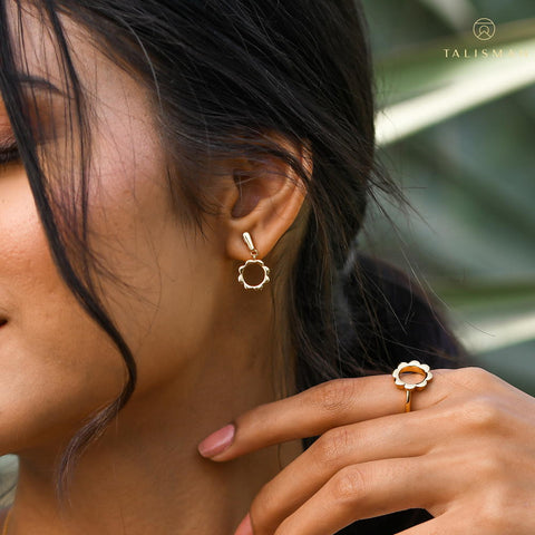 Buy Earrings Online | Happy Flower Drop Earrings | Tropical | TALISMAN