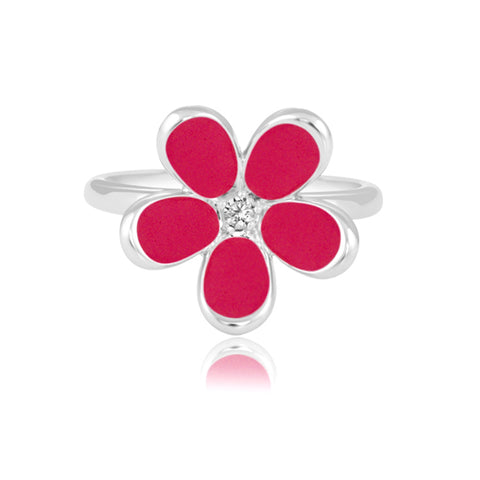 Buy Rings Online | Pink Lily Blossom Ring | Ombre' | TALISMAN