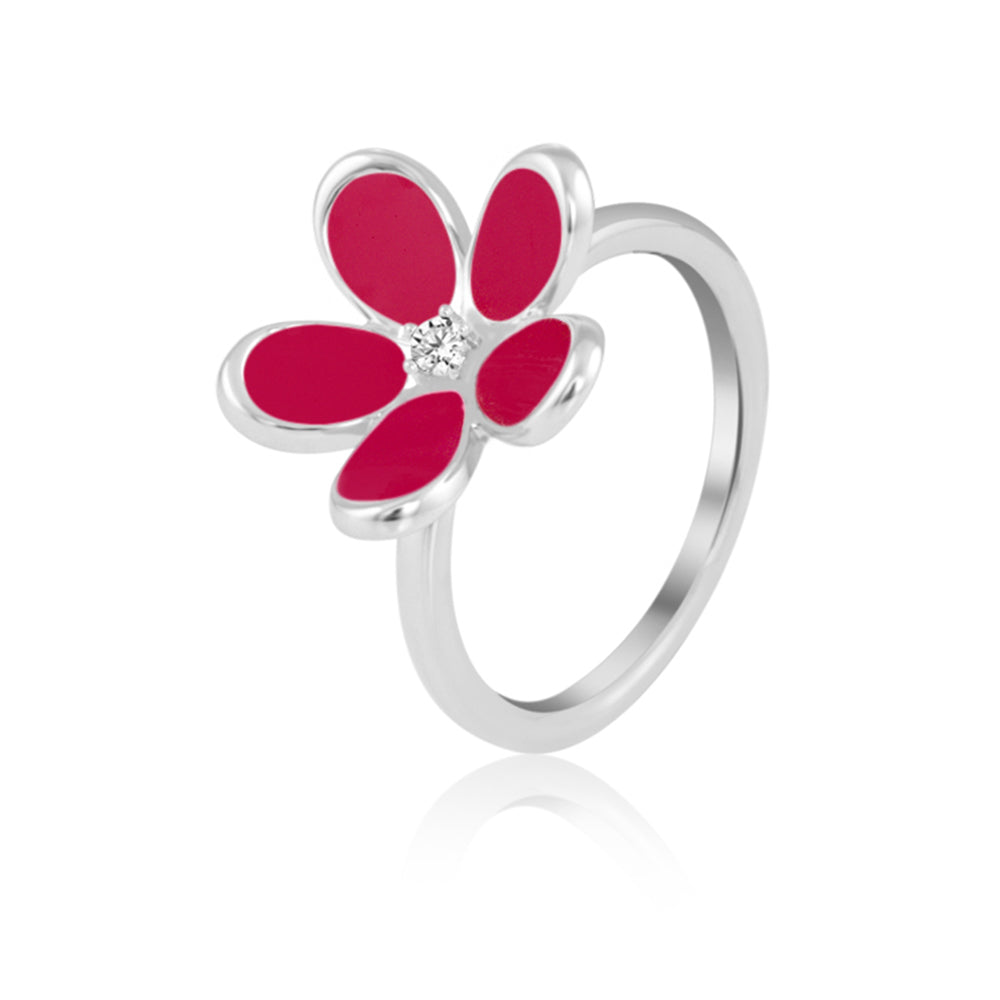 Buy Rings Online | Pink Lily Blossom Ring | Ombre' | TALISMAN