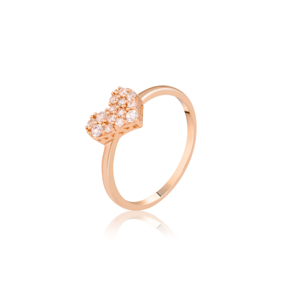 Heart shape sales ring for girl