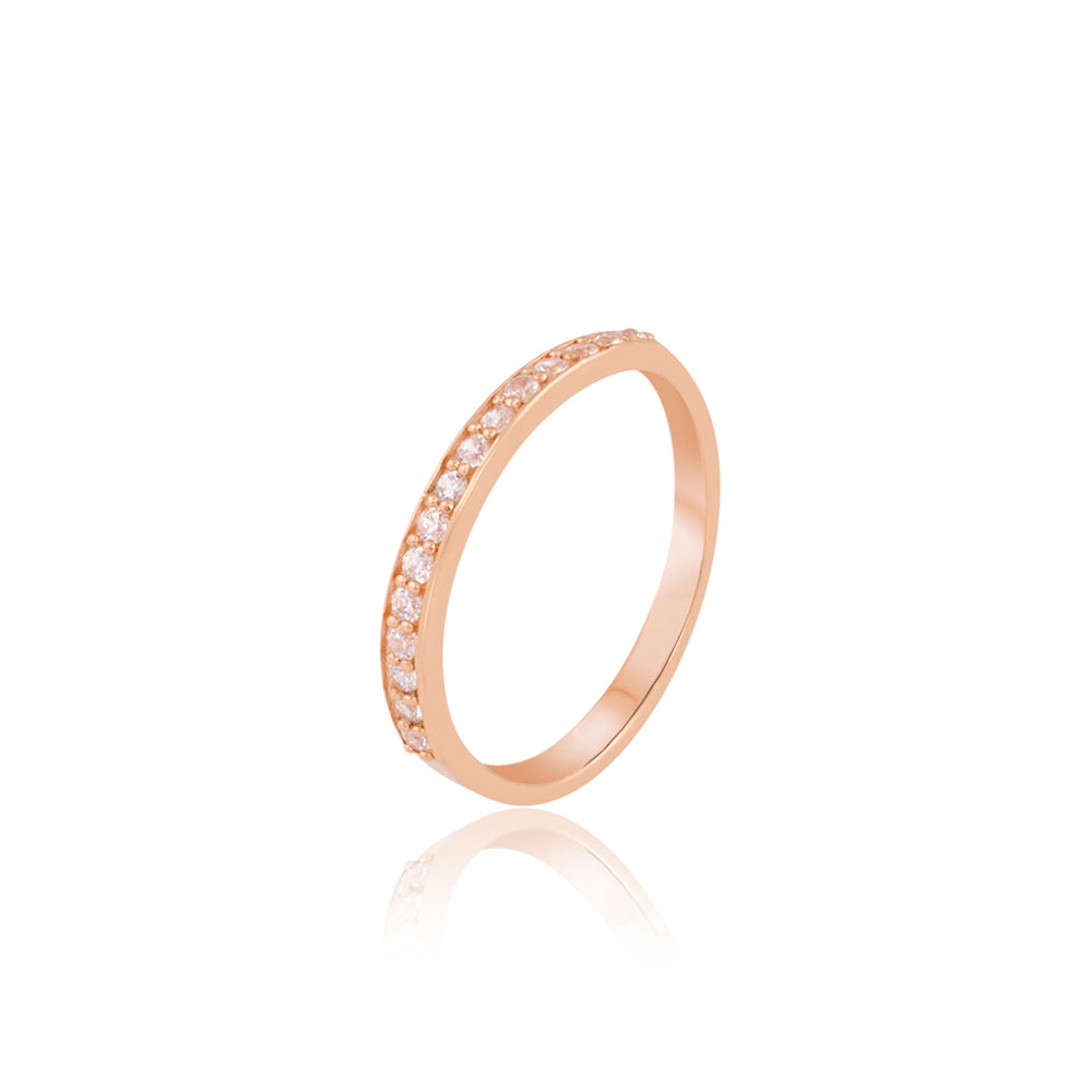 Buy Stack Rings Online| Sparkle White Stack Ring | "9 to 9" Office Wear | TALISMAN