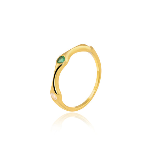Buy Stack Ring Online | Dual Colour Stack Ring | "9 to 9" Office Wear | TALISMAN