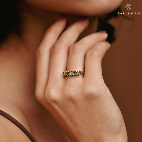 Laser Green Stack Ring | Rings For Girlfriend | Ring | TALISMAN
