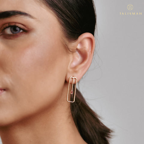 Single Link Hoop Earrings | Earrings Gift | Earrings | TALISMAN