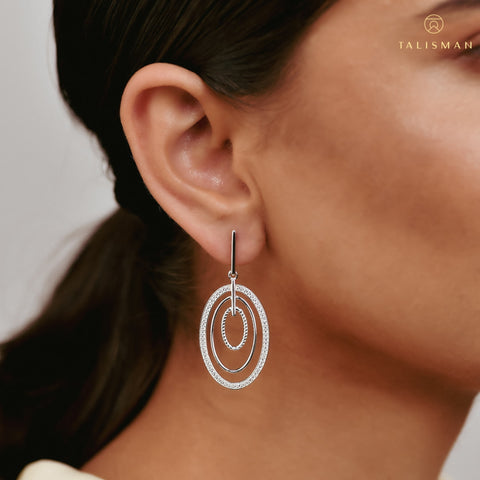 Infinite Ring Hoop Earrings | Elegant Earrings Online | Earrings | TALISMAN