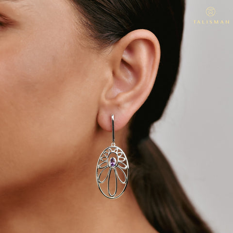 Gold Flower Drop Earrings | Present Earrings | Earrings | TALISMAN
