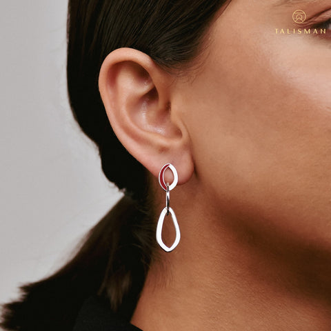 Infinite Love Hoop Earrings | Silver Earrings Online | Earrings | TALISMAN