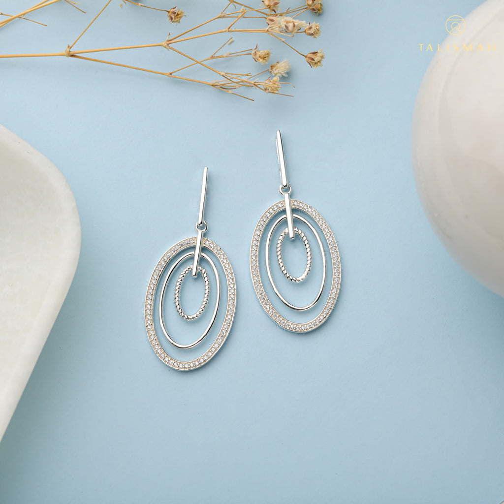 BW5 hoop earrings in silver - Jil Sander | Mytheresa