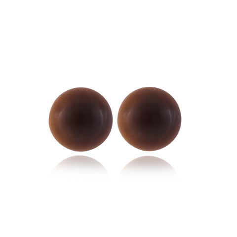 Buy Silver Earrings | Earth Tiger Eye Earrings | "9 to 9" Office Wear | TALISMAN