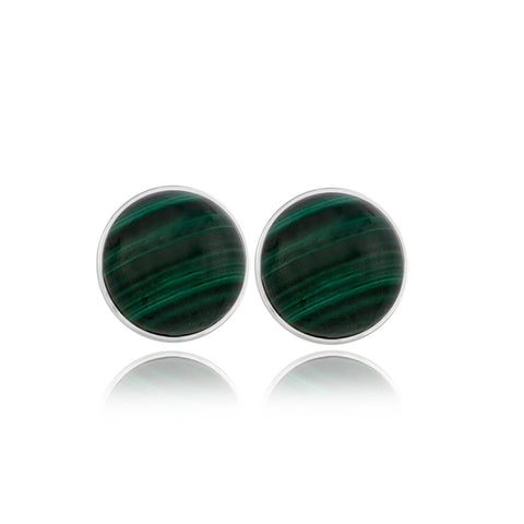 Bold Malachite Earrings