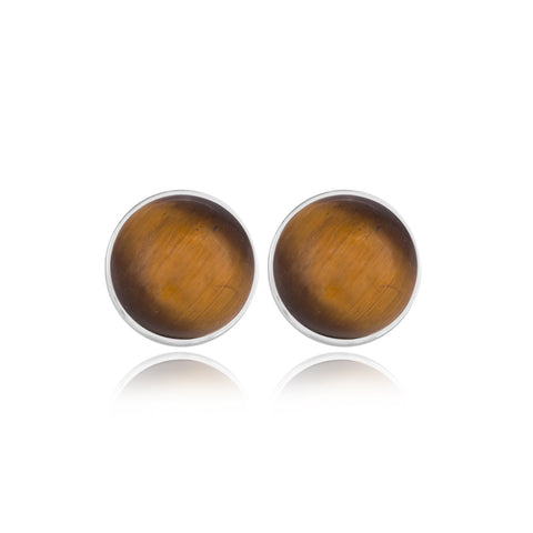 Bold Tiger Eye Earrings