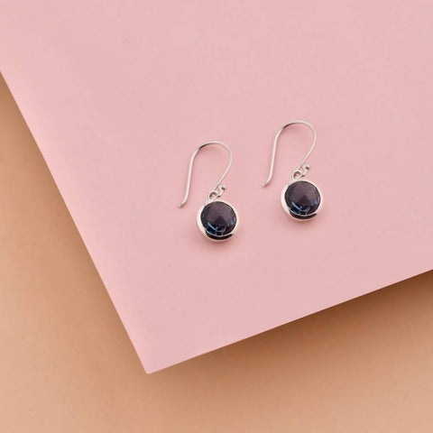 Earrings Online Shopping | Blue Sparkling Earrings | Earrings | TALISMAN
