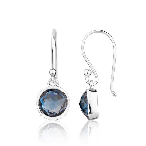 Earrings Online Shopping | Blue Sparkling Earrings | Earrings | TALISMAN