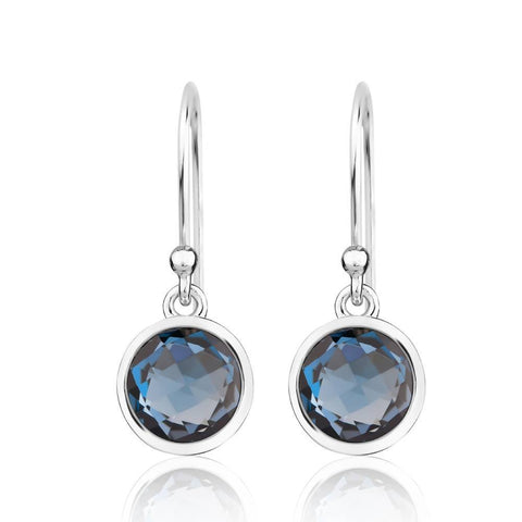 Earrings Online Shopping | Blue Sparkling Earrings | Earrings | TALISMAN